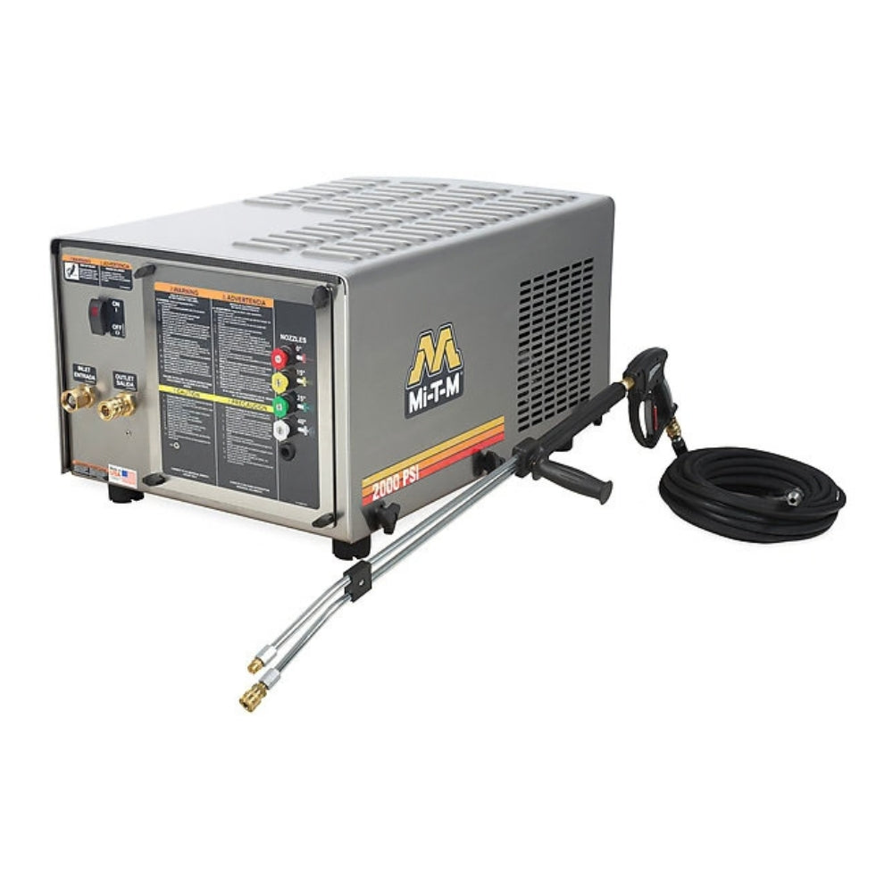 Mi-T-M Premium Series Electric Stationary Cold Water Belt Drive Pressure Washer