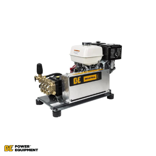 BE (B4013HTBG) 4000 PSI - 4 GPM Truck Mount Cold Water Gas Pressure Washer w/ Honda GX390 Engine