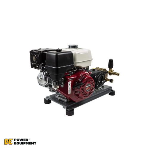BE (B4013HTBG) 4000 PSI - 4 GPM Truck Mount Cold Water Gas Pressure Washer w/ Honda GX390 Engine