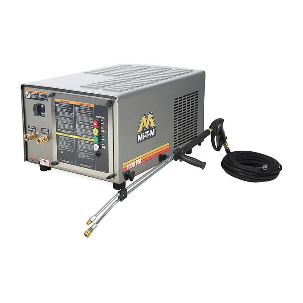 Mi-T-M Premium Series Electric Stationary Cold Water Belt Drive Pressure Washer